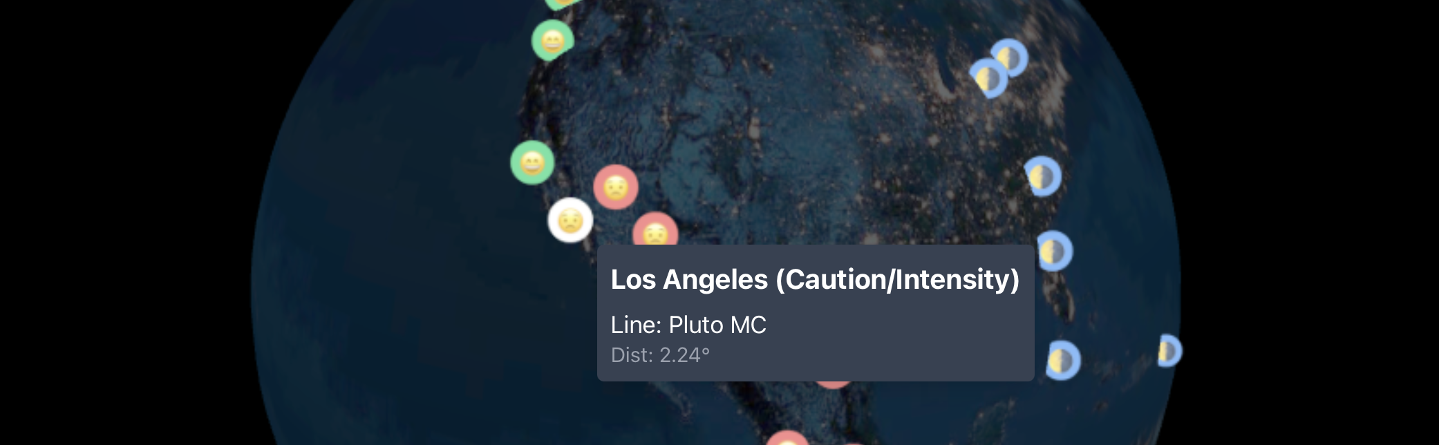 Astro Cartography Map